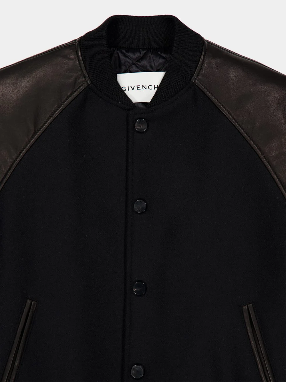 Black Logo Paris Bomber Jacket - Image 5