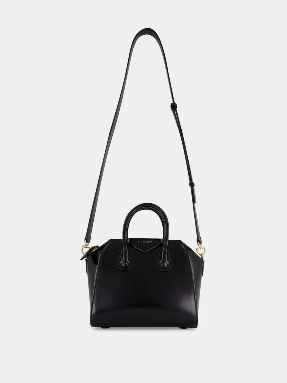 Black Mini Antigona Box Leather Bag - Image 3