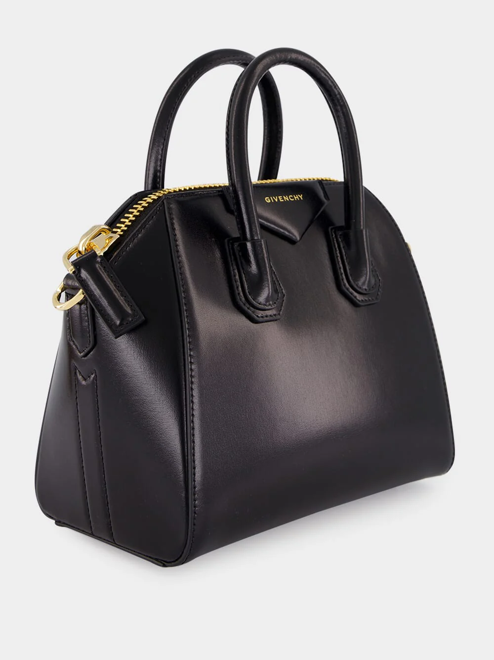 Black Mini Antigona Box Leather Bag - Image 4