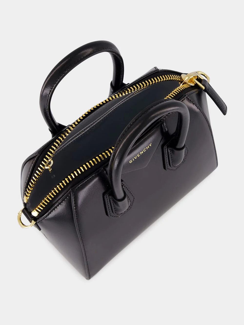 Black Mini Antigona Box Leather Bag - Image 7