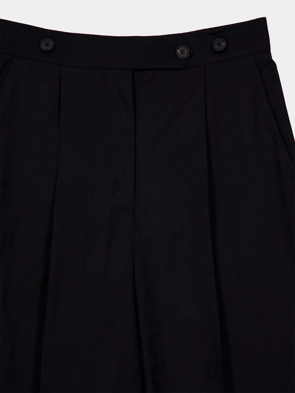 Black Monogram 72 Jacquard Pleated Pants - Image 5