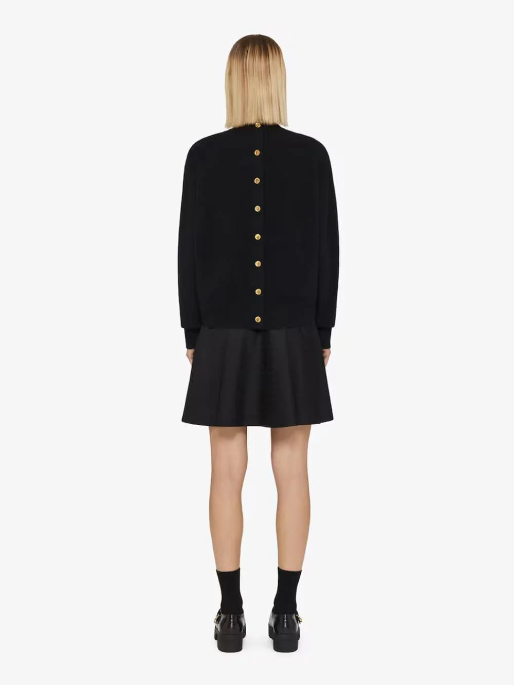 Black Monogram 72 Jacquard Skirt - Image 4