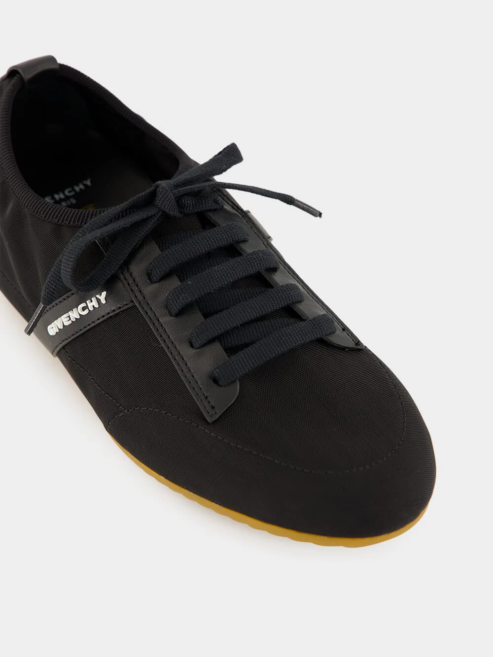 Black Slim Low-Top Sneakers - Image 6