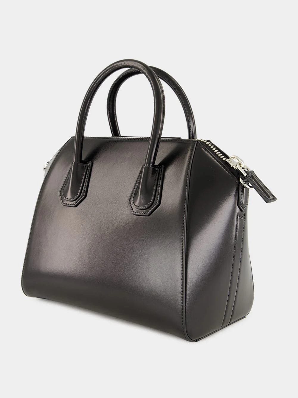 Black Small Antigona Box Leather Bag - Image 5