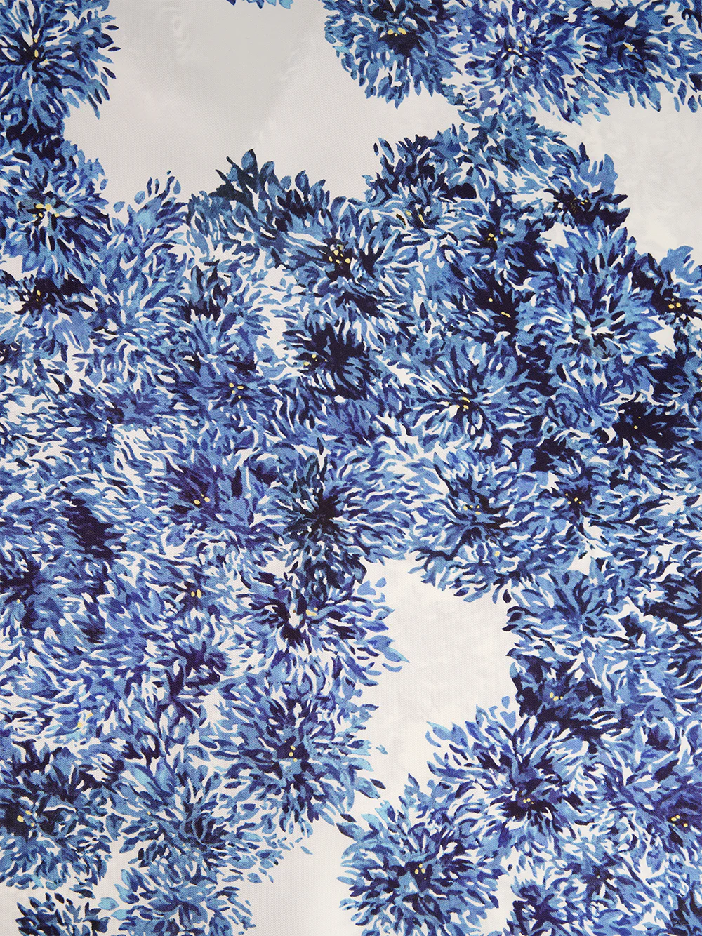 Blue Silk Shirt with Pompom Print - Image 7