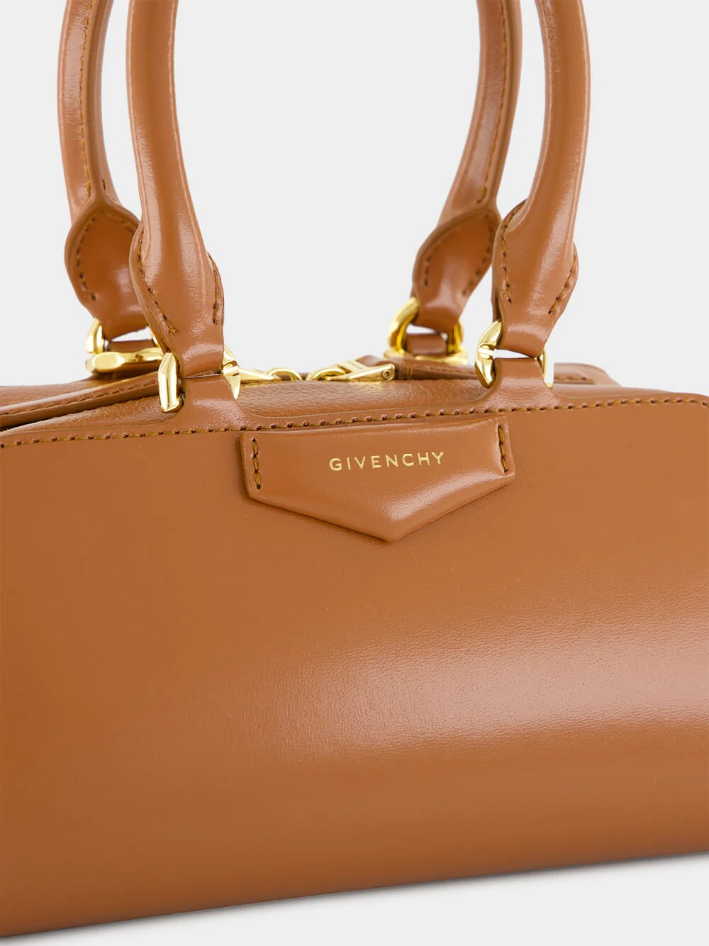 Caramel Mini Antigona East-West Bag - Image 7