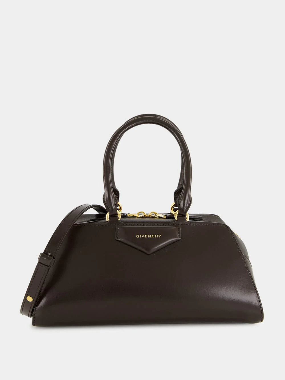 Chocolate Small Antigona East-West Bag