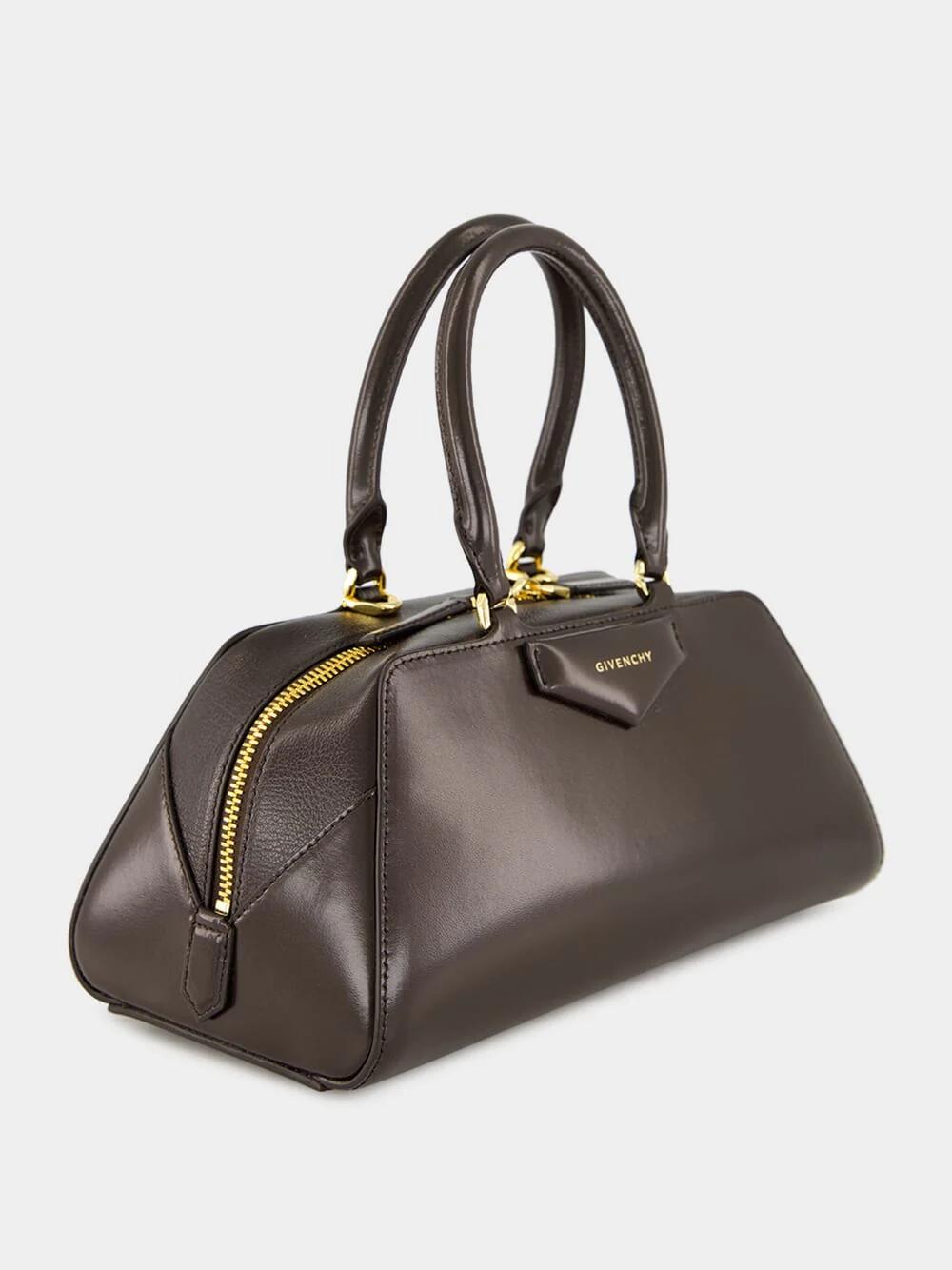 Chocolate Small Antigona East-West Bag - Image 3