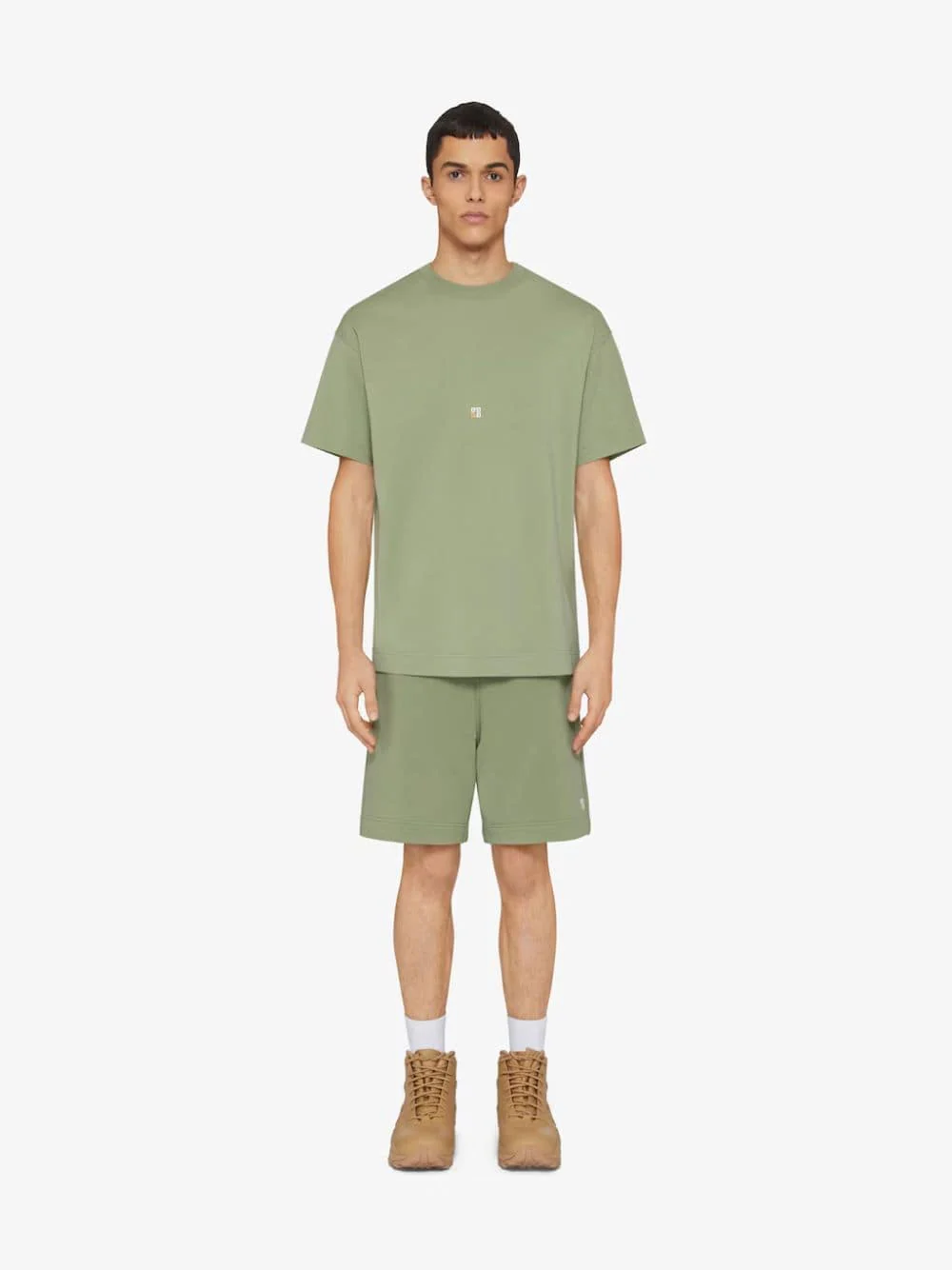 Almond Green T-Shirt with 4G Detail - Image 2