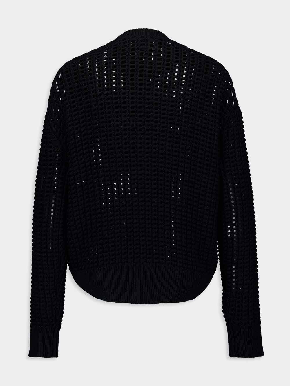 Black 4G Sweater in Wool and Cashmere - Image 3