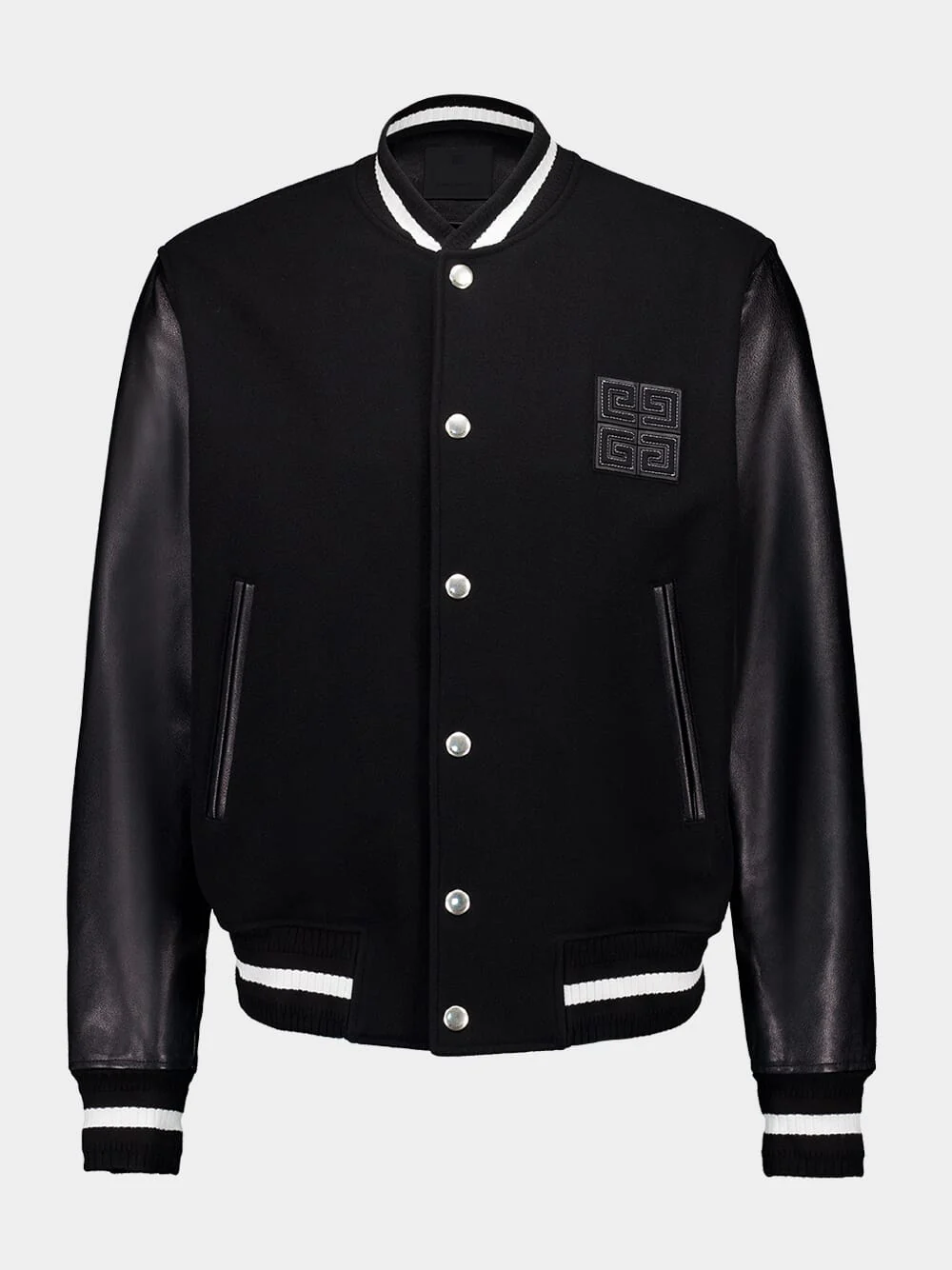 Black 4G Varsity Jacket - Image 2