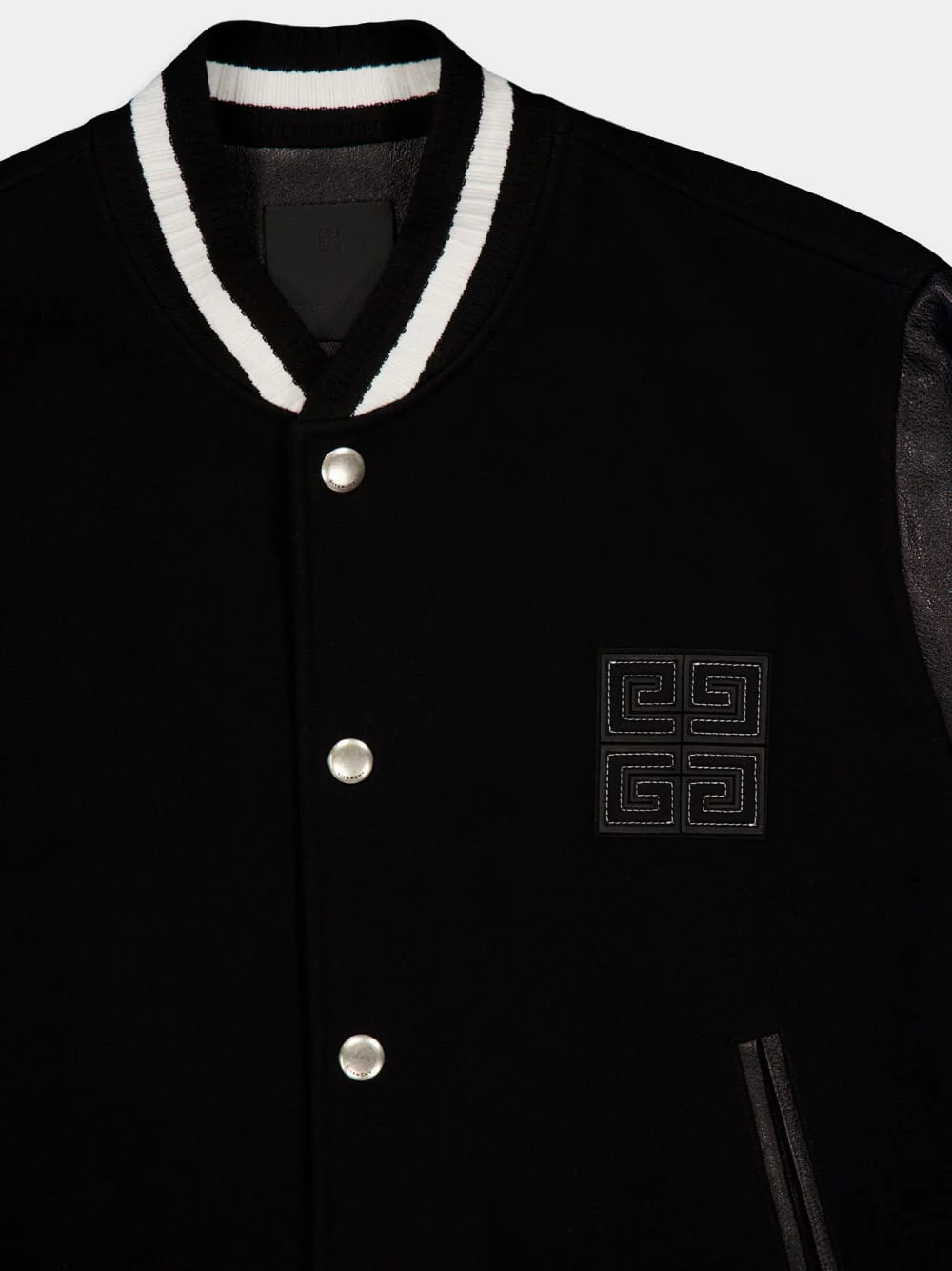 Black 4G Varsity Jacket - Image 5
