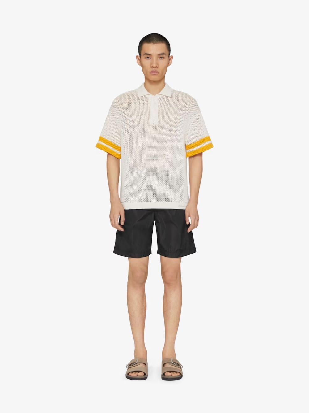 Black Swim Shorts with 4G Detail - Image 2