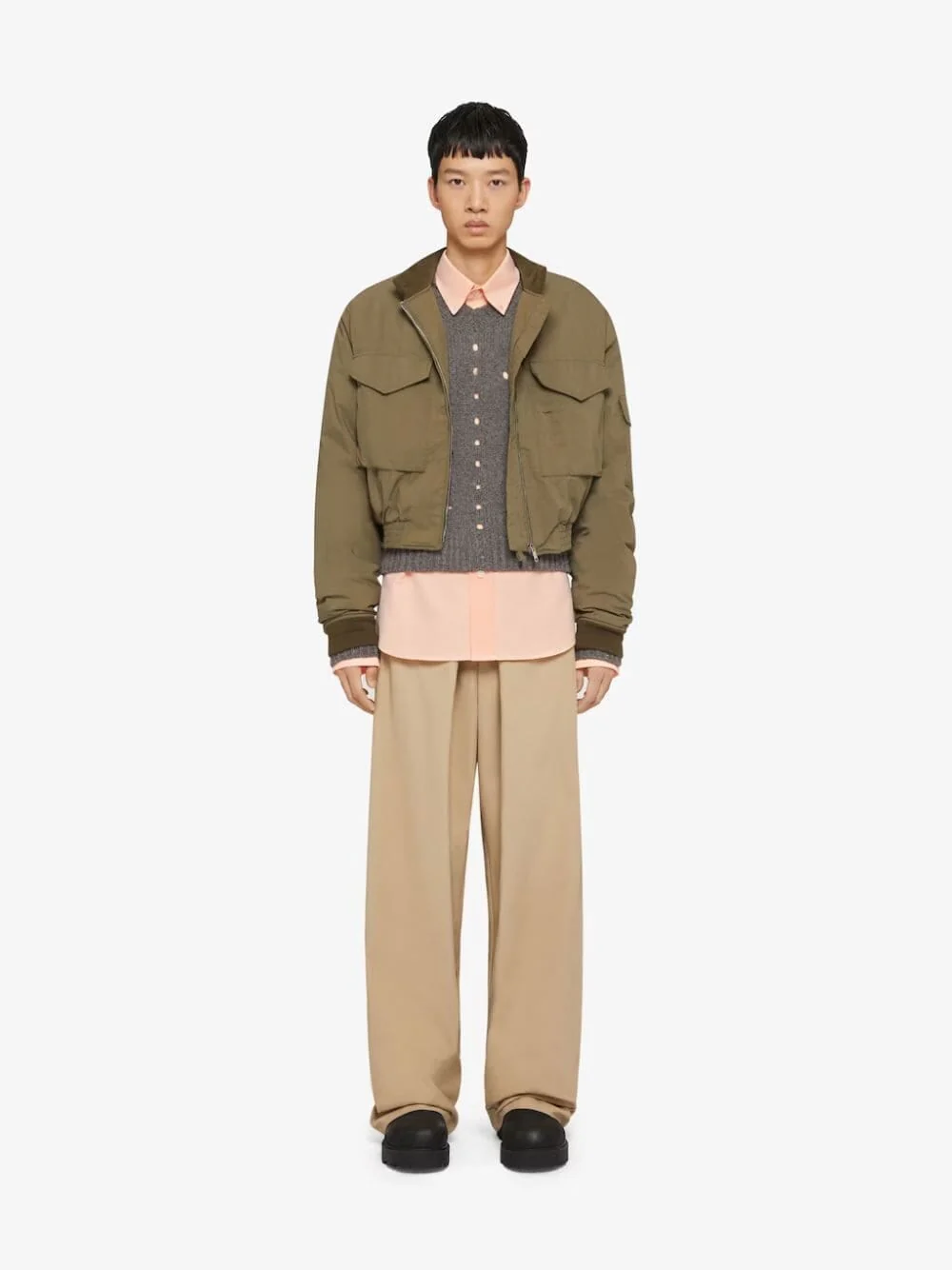 Canvas Wide-Leg Chinos - Image 2
