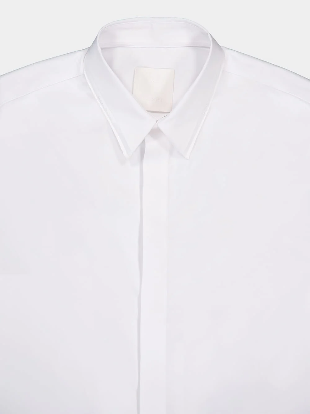 Classic White Poplin Shirt - Image 3