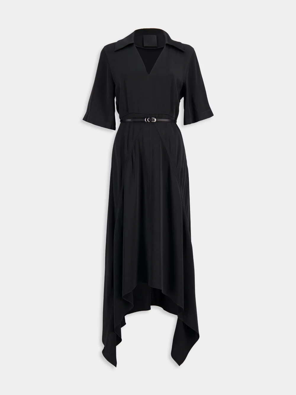Crepe and Satin Voyou Dress - Image 2