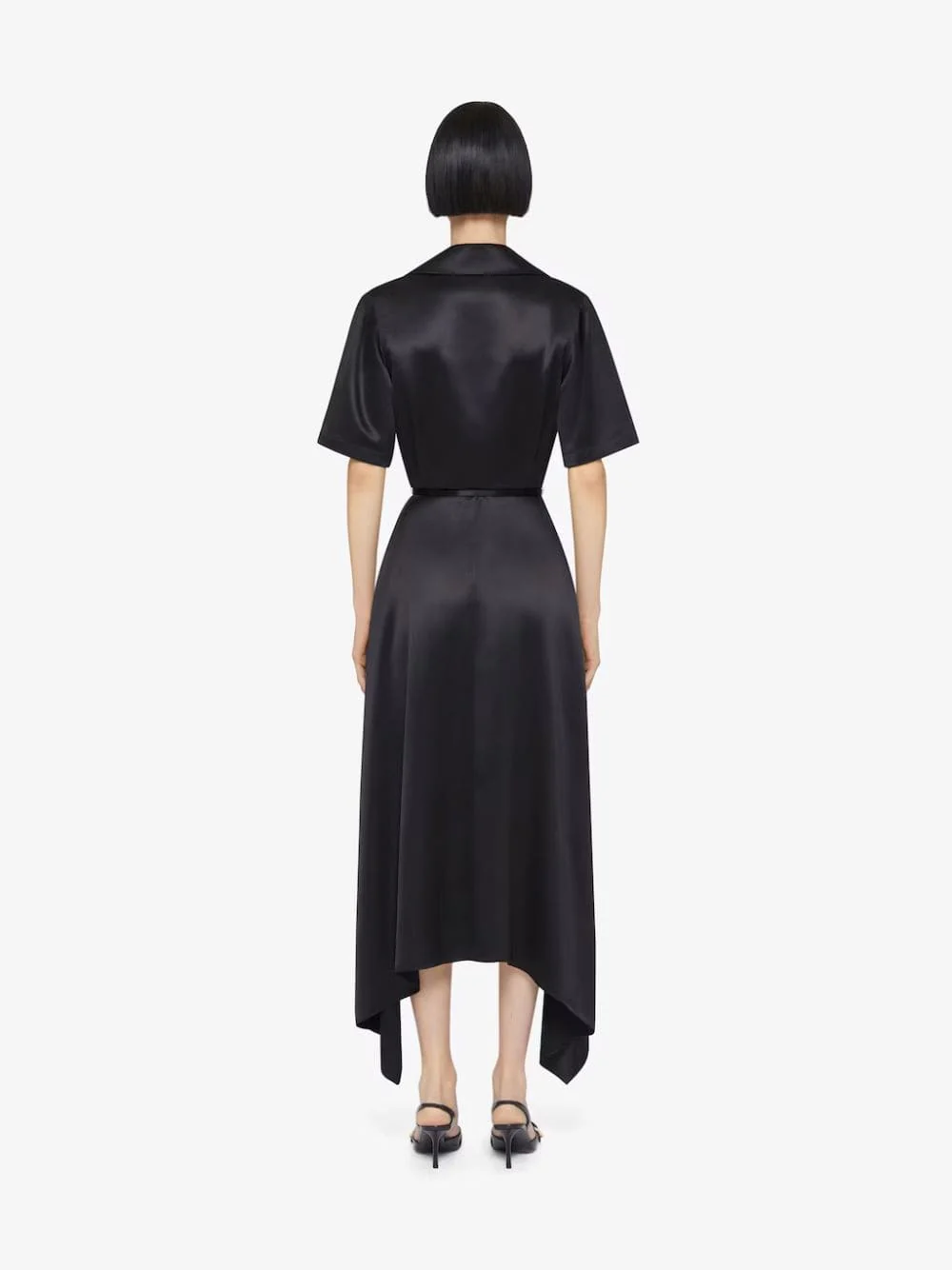 Crepe and Satin Voyou Dress - Image 4
