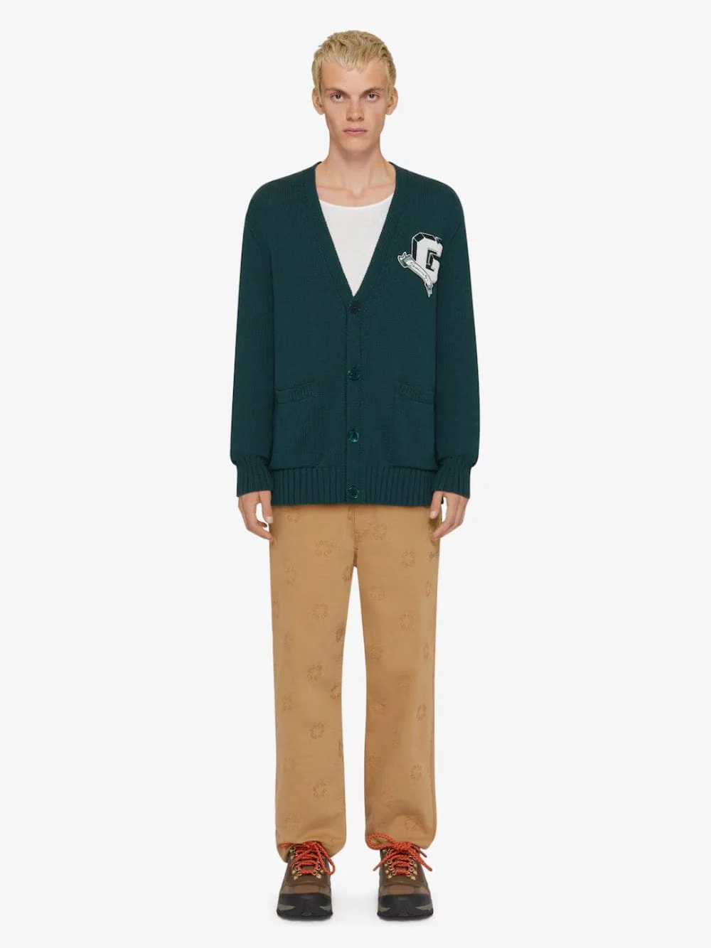 Fir Green College Cardigan