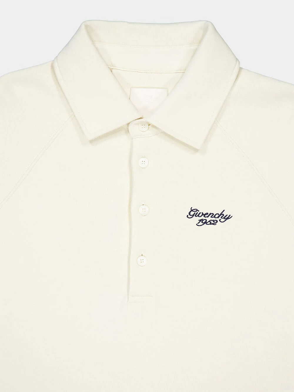 Ivory Buttoned Sweatshirt - Image 3