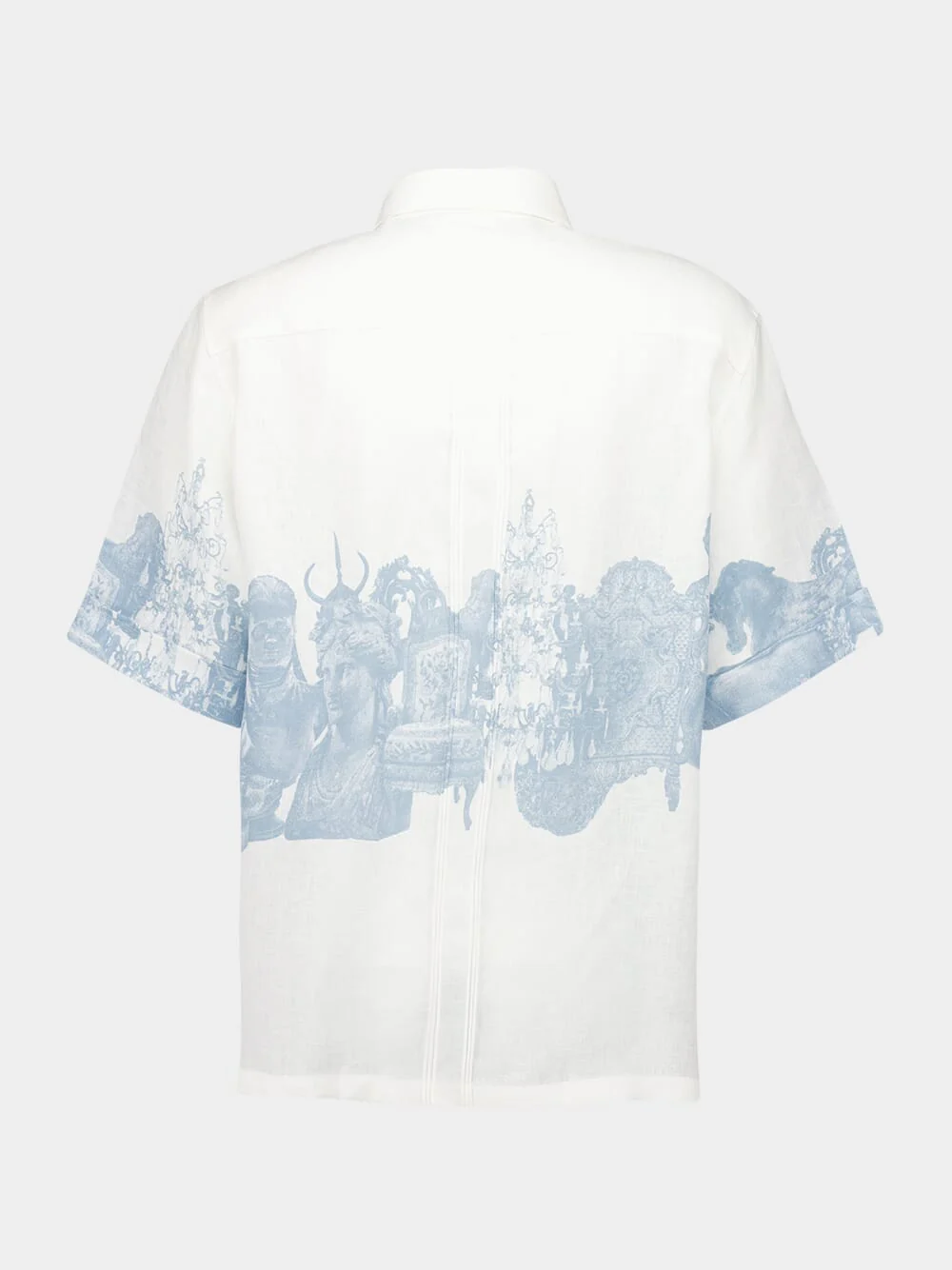Linen Shirt with Print - Image 3
