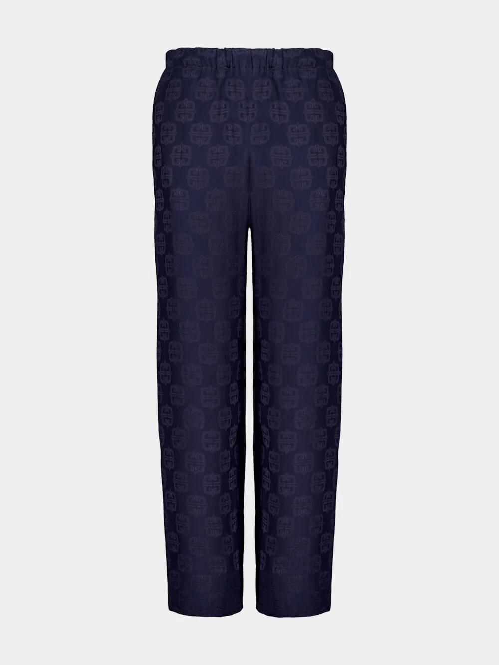 Navy 4G Liquid Jacquard Pants