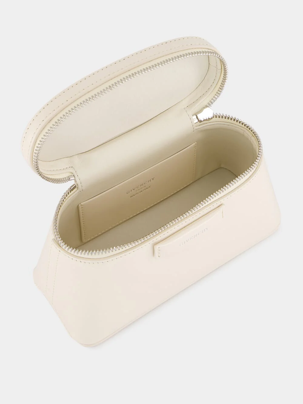 Cream Antigona Leather Vanity Mini Bag - Image 7