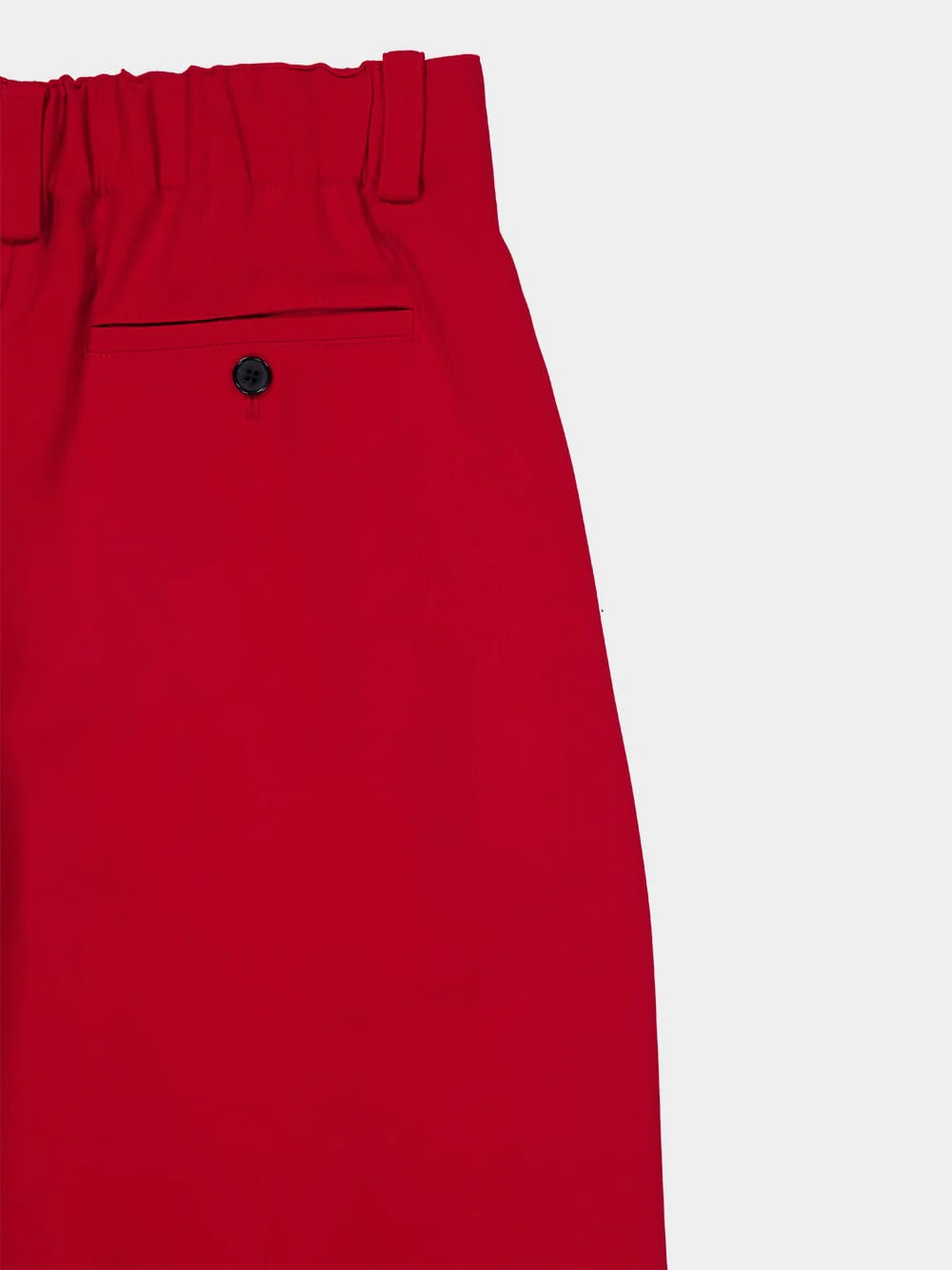 Dark Red Double Pleat Pants in Crepe Cady - Image 6