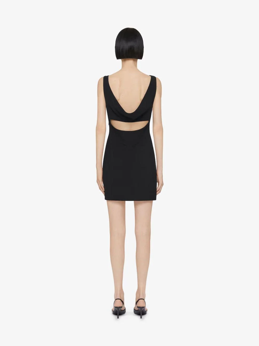 Satin Back Crepe Dress - Image 4