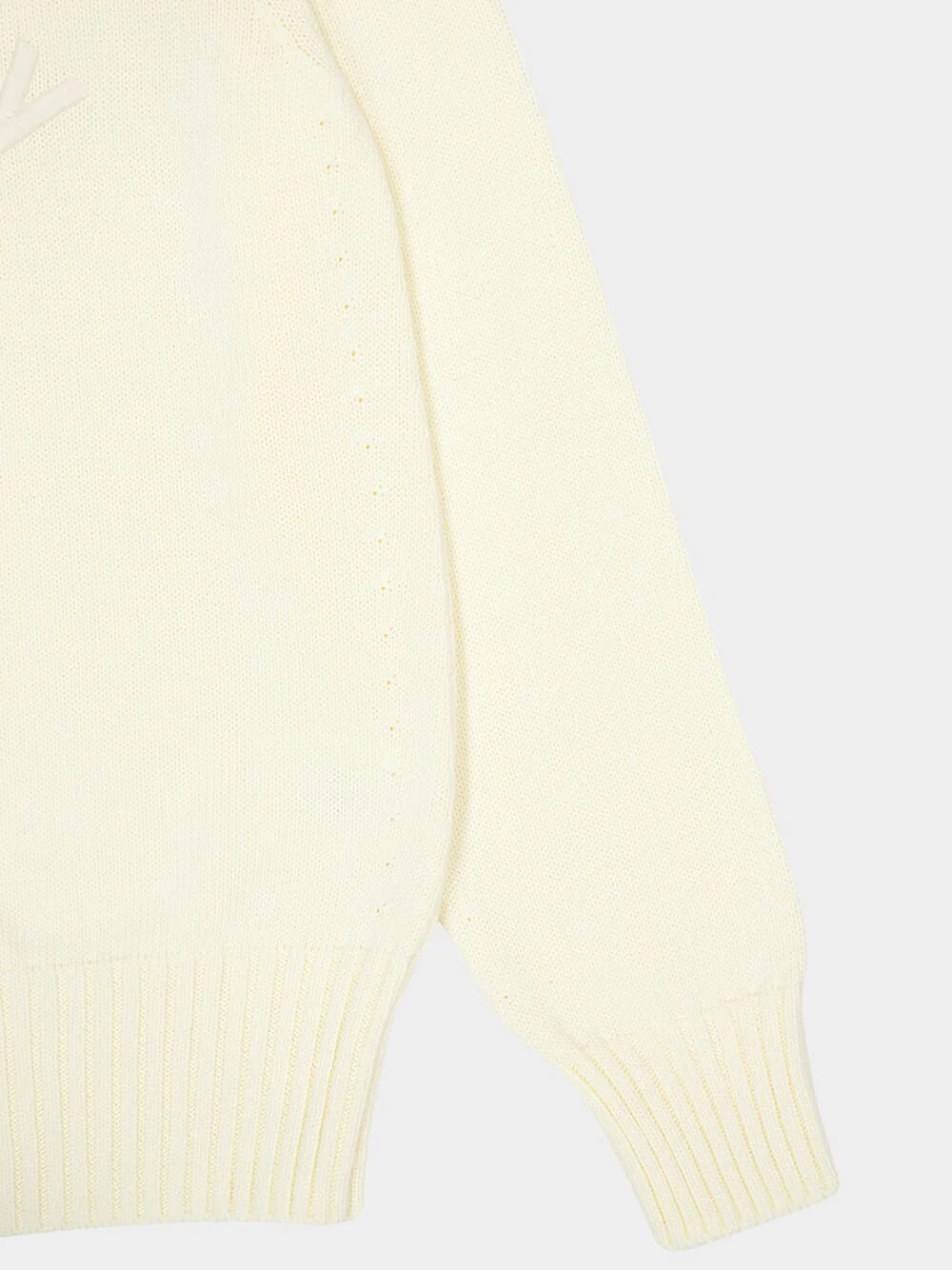 Ecru Cotton Paris Sweater - Image 6