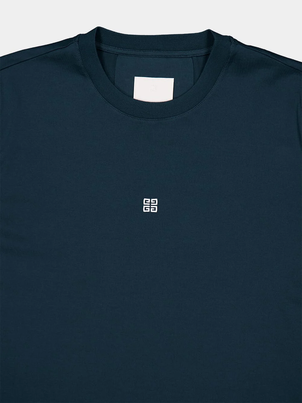 Fir Green Slim Fit Cotton T-Shirt with 4G Embroidery - Image 3