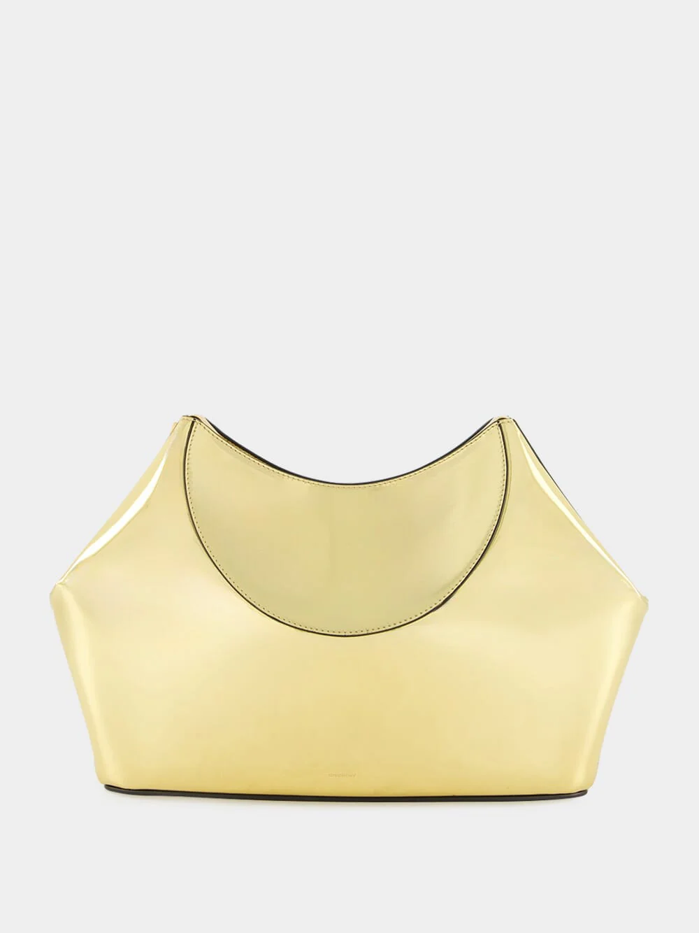 Golden Mirror Effect Facet Clutch - Image 2