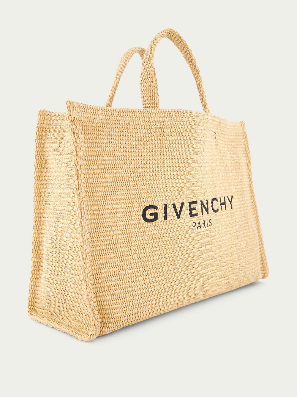 Large G-Tote Raffia Bag - Image 2