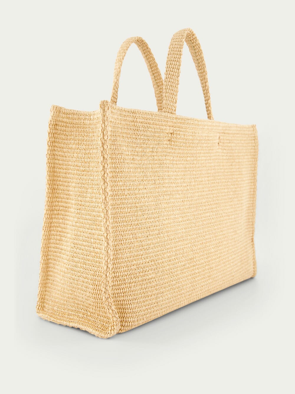 Large G-Tote Raffia Bag - Image 3
