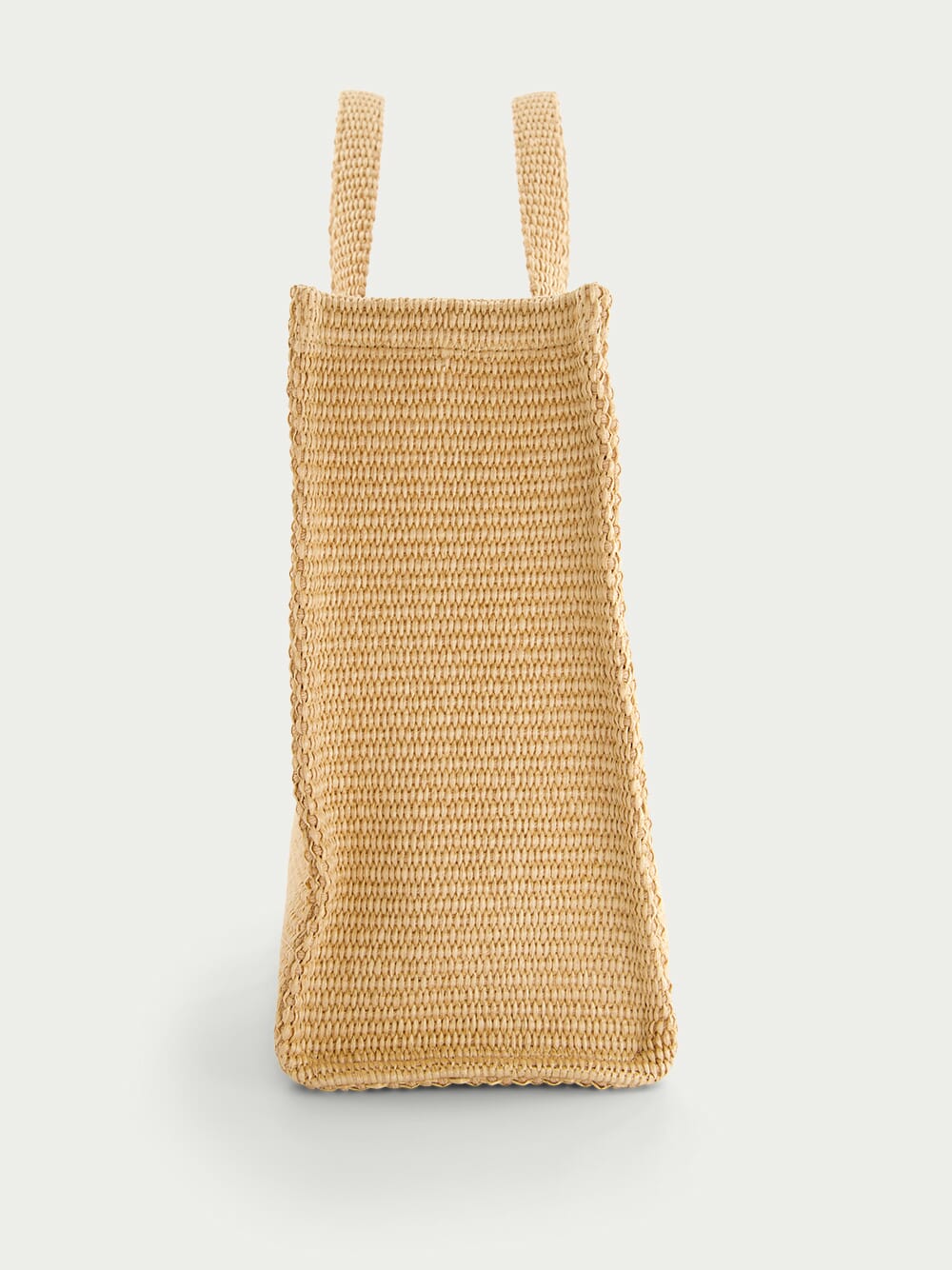 Large G-Tote Raffia Bag - Image 7