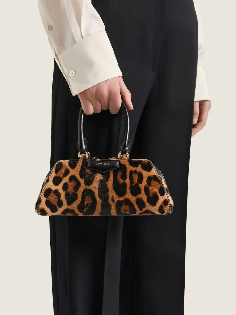 Leopard Print Mini Antigona Bag - Image 2