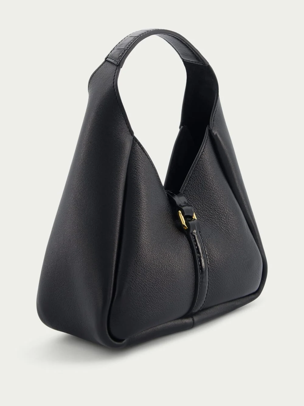 Mini G-Hobo Bag In Grained Leather - Image 4