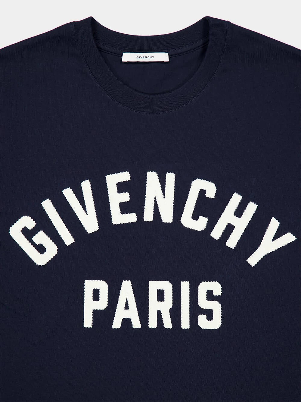 Navy Blue Cotton Logo T-Shirt - Image 3