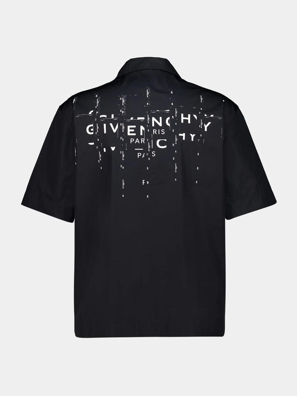 Poplin Shirt with Photographic Negative Print - Image 4