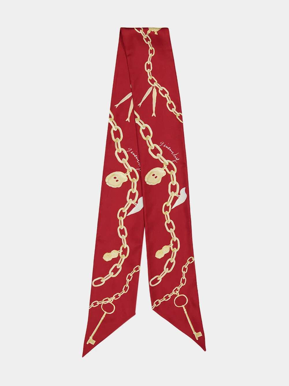 Red Cherry Lucky Charms Silk Bandeau