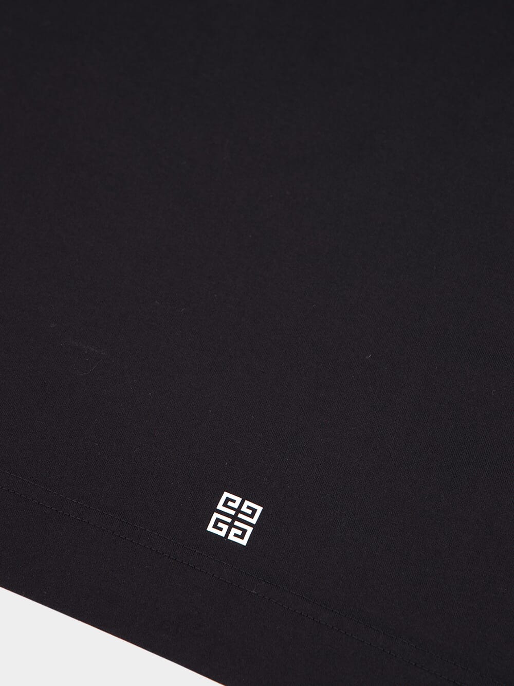 Reverse Slim Fit Cotton Black T-Shirt - Image 8
