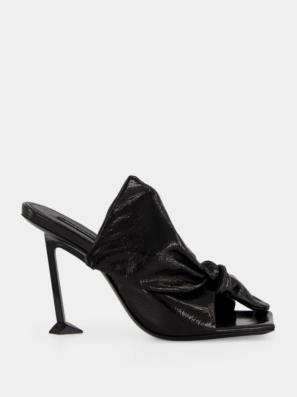 Boudoir Black Naplak High-Heel Sandals