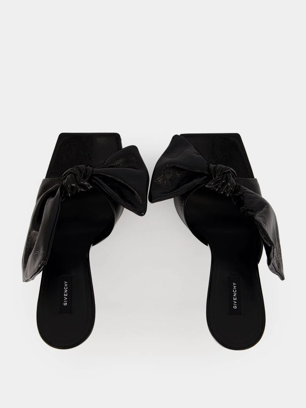 Boudoir Black Naplak High-Heel Sandals - Image 4