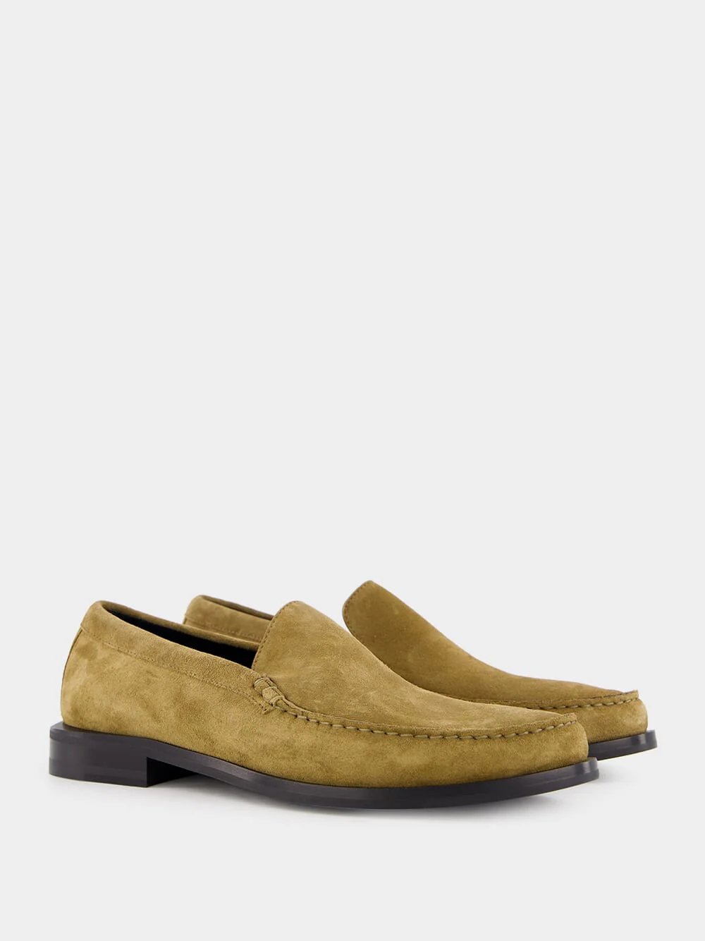 Light Brown 60's Suede Loafers - Image 3