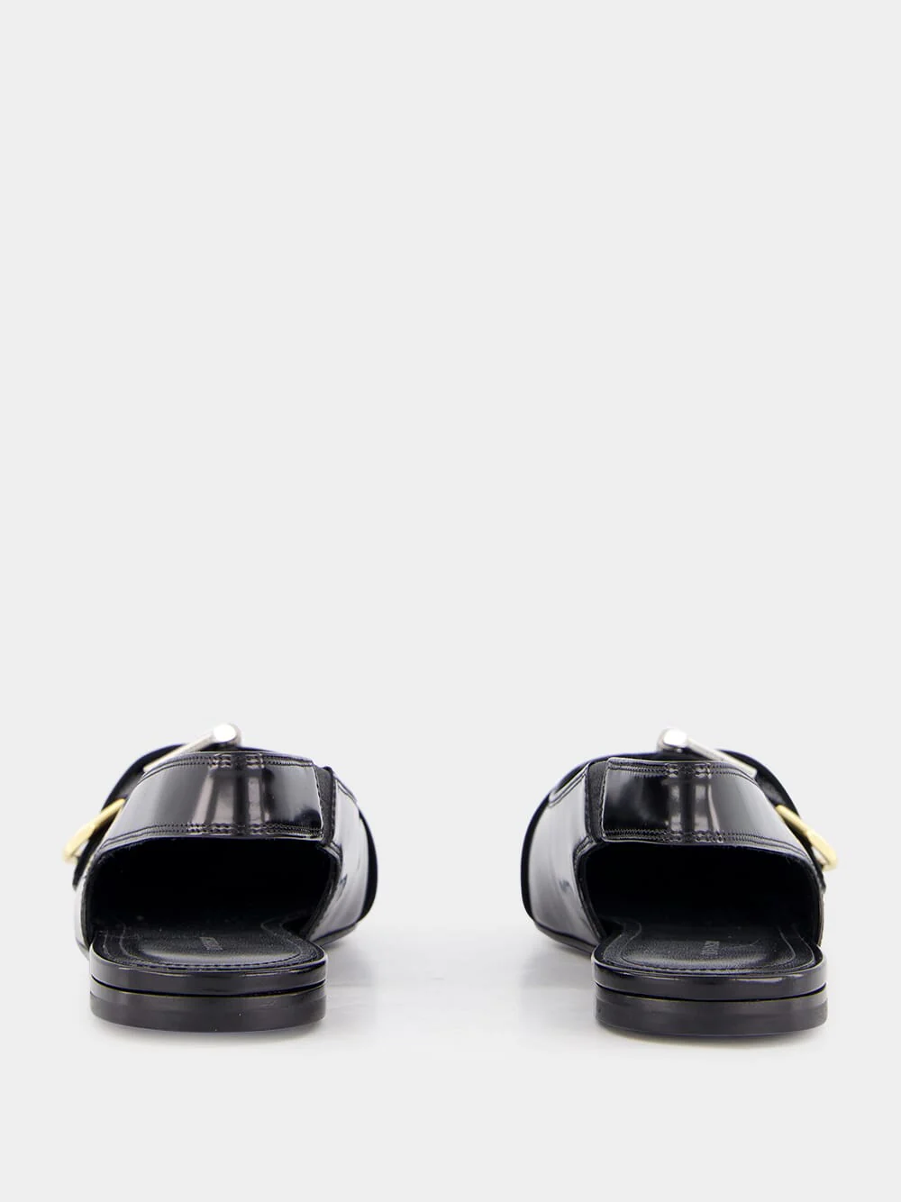 Voyou Flat Leather Slingbacks - Image 5