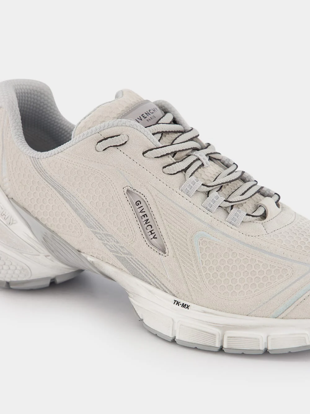 TK-MX Runner Suede Sneakers With Used Effect - Image 7