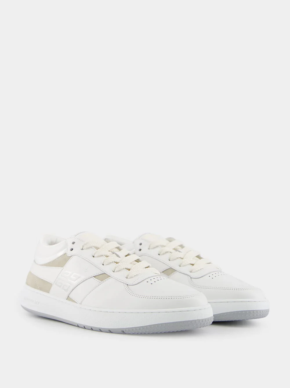White G Move Sneakers in Leather - Image 10