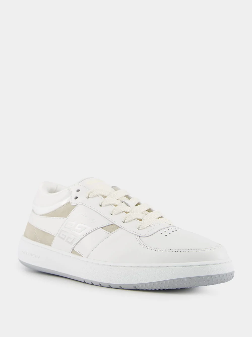 White G Move Sneakers in Leather - Image 2