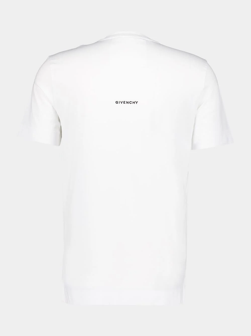 White Slim Fit T-Shirt in Cotton with 4G Embroidery - Image 6