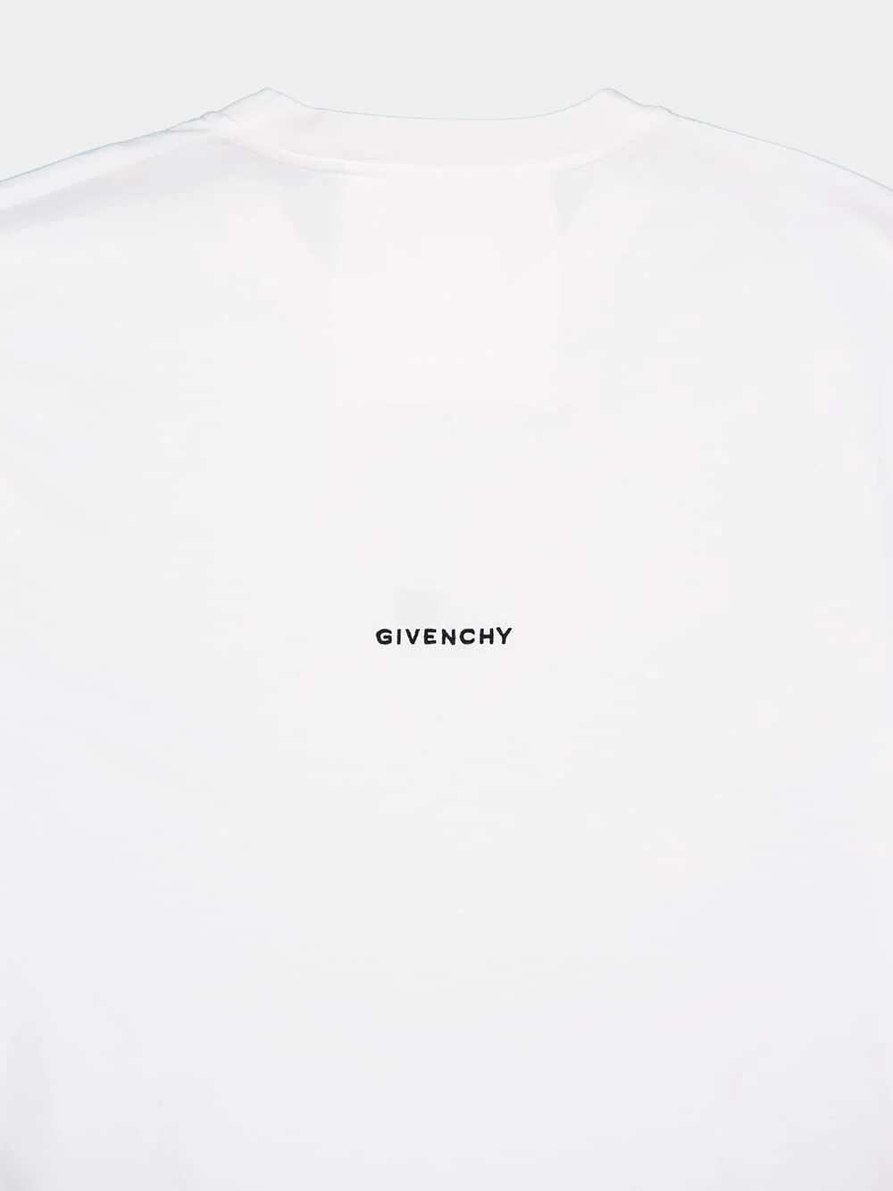 White Slim Fit T-Shirt in Cotton with 4G Embroidery - Image 8