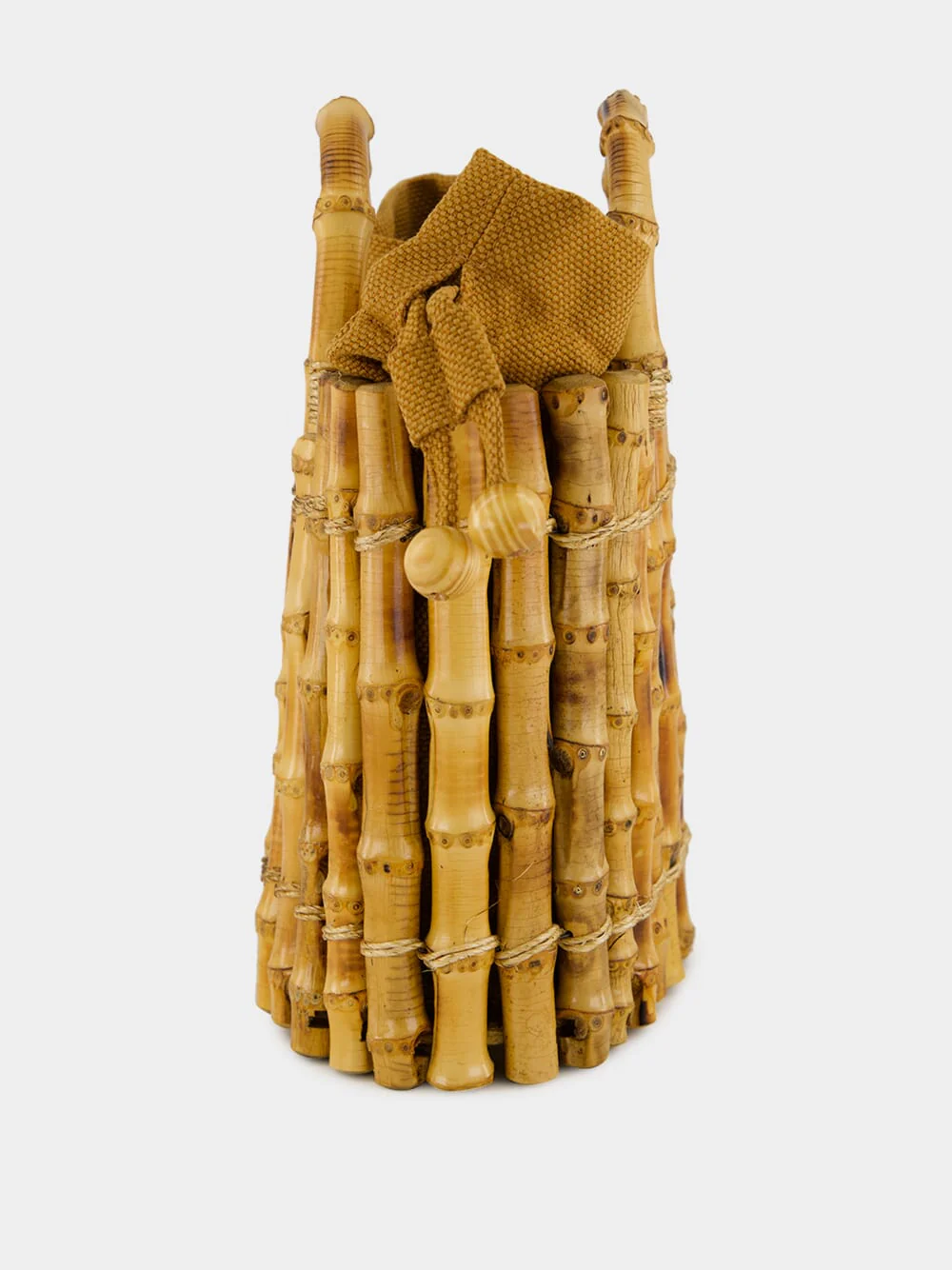 Amalfi Bamboo Bucket Bag - Image 3